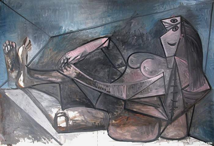 Пабло Пикассо. Лежащая обнаженная
