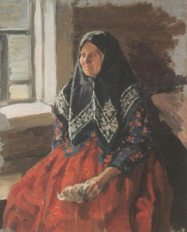 Иван Семенович Куликов. Старушка из Нежиловки. 1898