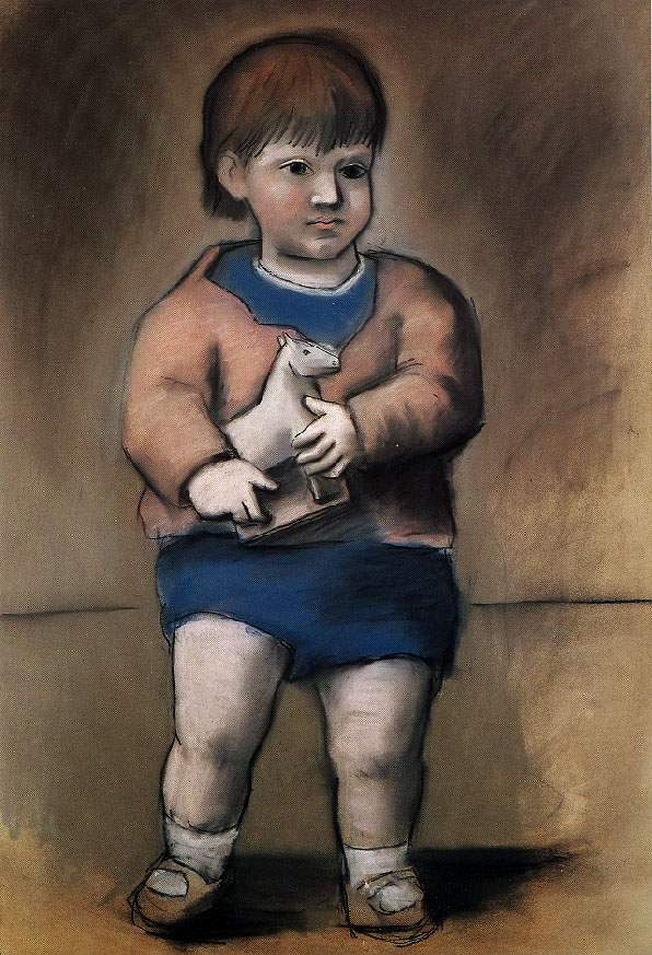 Пабло Пикассо. Ребенок с игрушечной лошадкой (Пауло)