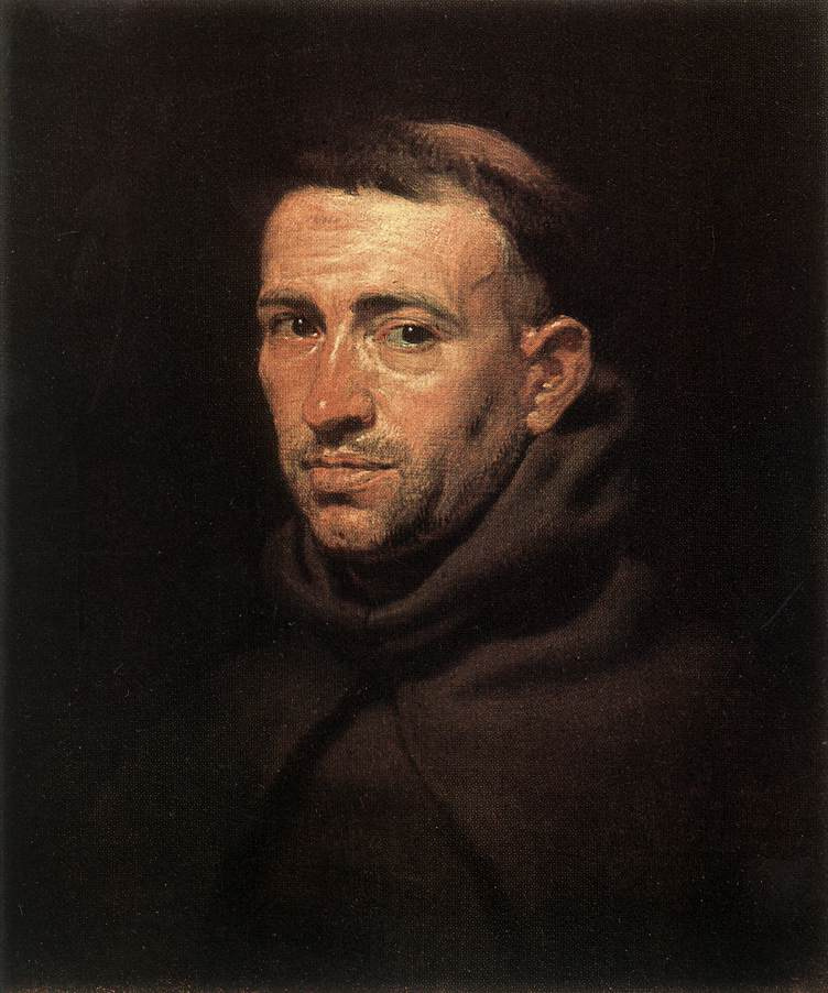 Питер Пауль Рубенс. Голова францисканского монаха
