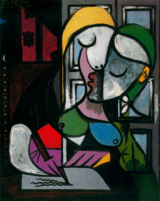 Пабло Пикассо. Пишущая женщина