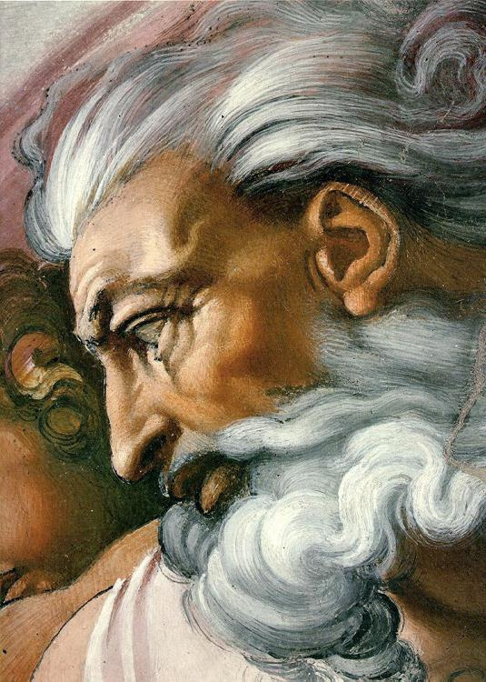 Микеланджело Буонарроти. Сотворение Адама (фрагмент)