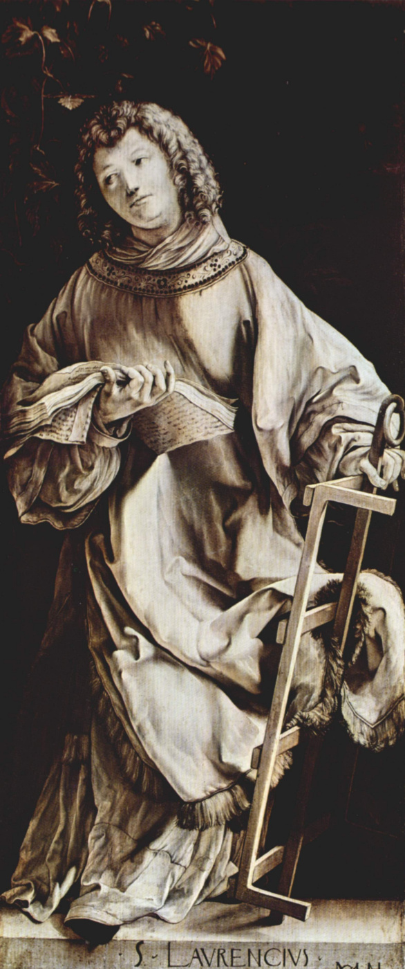 Маттиас Грюневальд. Неподвижные доски с четырьмя святыми для Геллеровского алтаря Альбрехта Дюрера