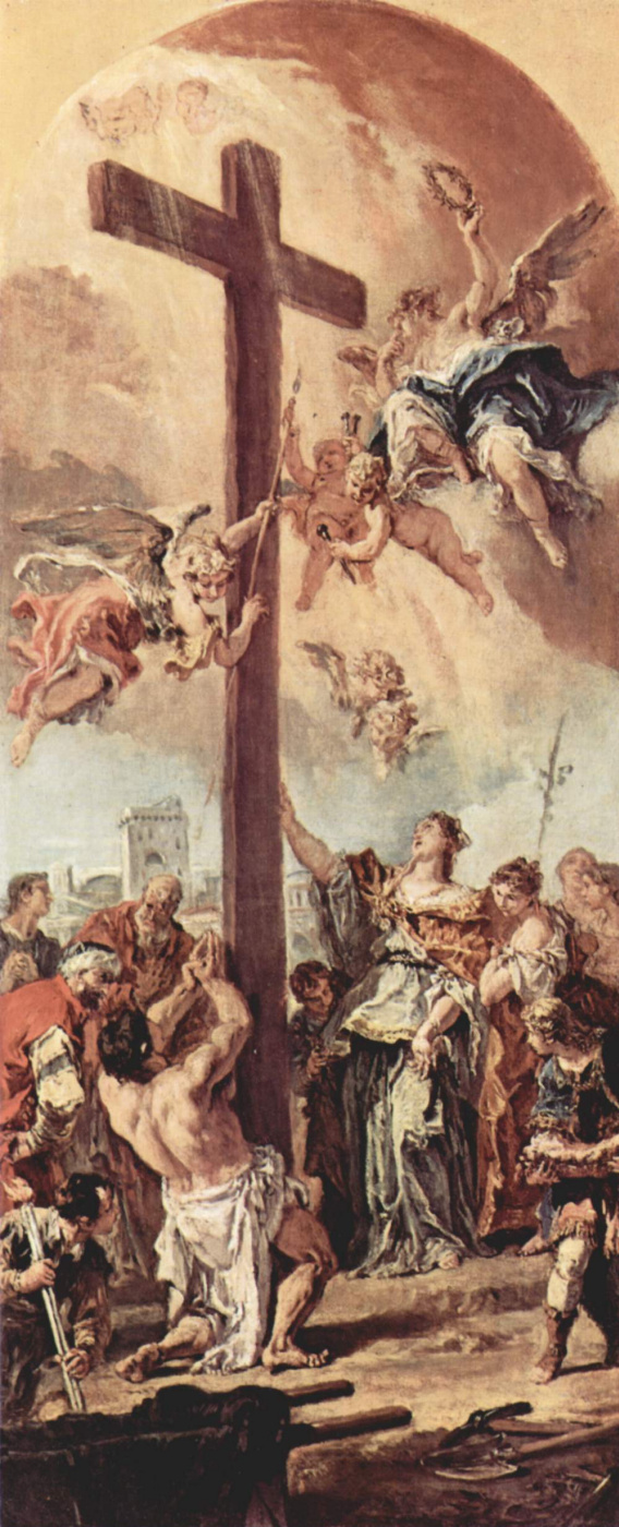 Себастьяно Риччи. Обретение Животворящего креста св. Еленой, эскиз