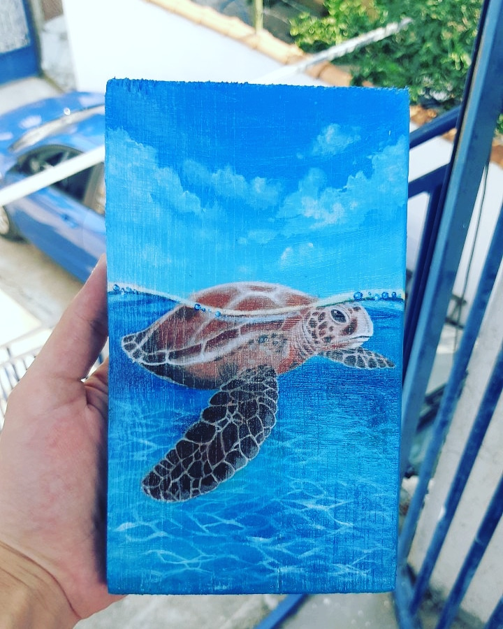 Дарья Сергеевна Богушевская. Sea turtle