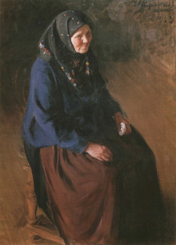 Иван Семенович Куликов. Портрет моей матери. 1903