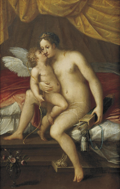 Лавиния Фонтана. Венера и Купидон