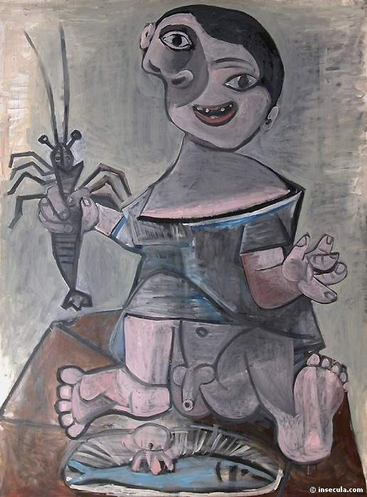 Пабло Пикассо. Мальчик с лангустом