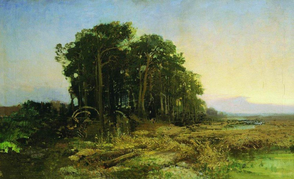 Фёдор ÐлекÑандрович ВаÑильев. СоÑÐ½Ð¾Ð²Ð°Ñ Ñ€Ð¾Ñ‰Ð° у болота