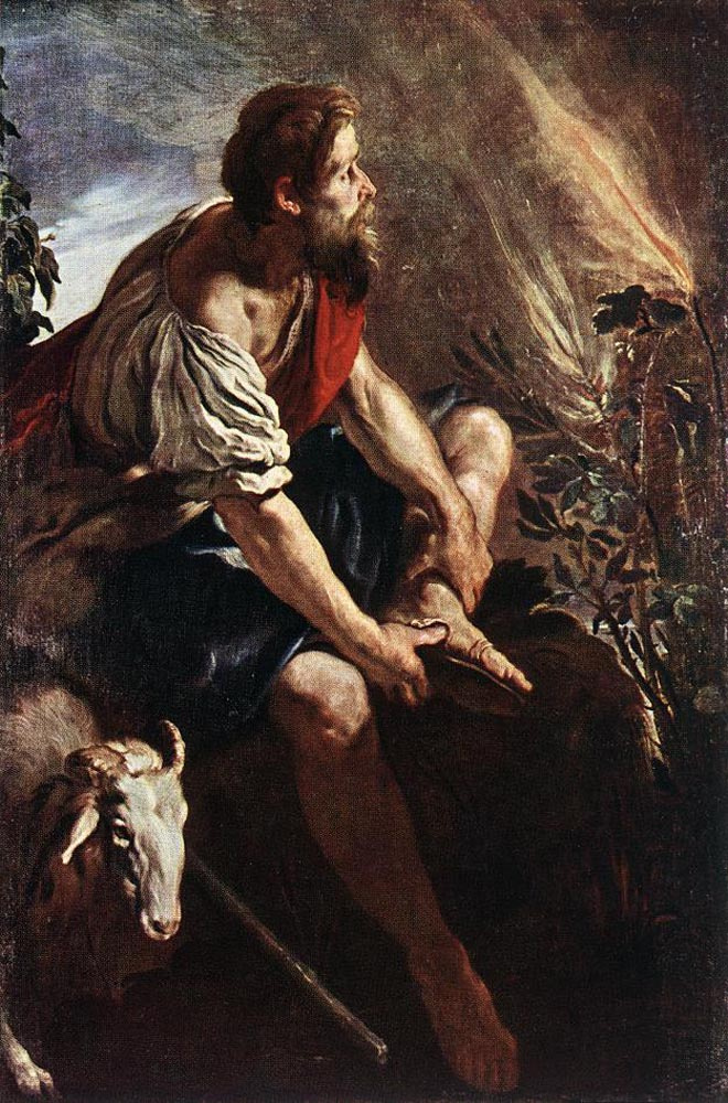 Доменико Фетти. Моисей перед Неопалимой Купиной