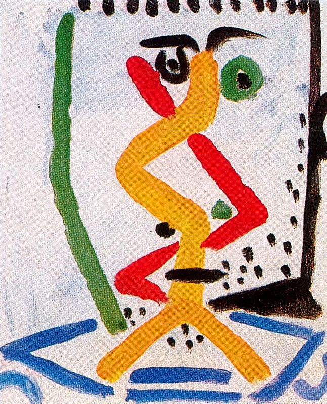Пабло Пикассо. Голова мужчины 1