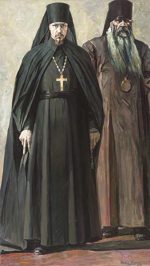 Павел Дмитриевич Корин. Иеромонах Пимен и епископ Антоний