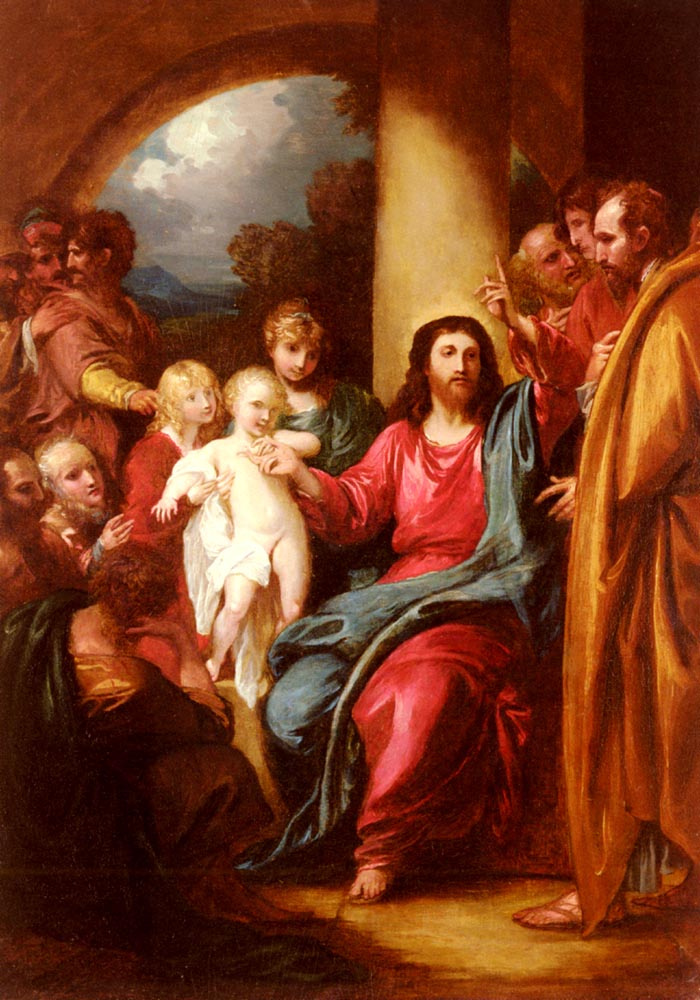 Бенджамин Уэст. Иисус показывает младенца