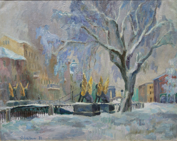 Николай Николаевич Антипин. Зима в Петербурге