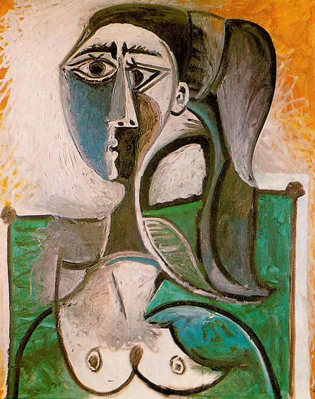 Пабло Пикассо. Портрет сидящей женщины
