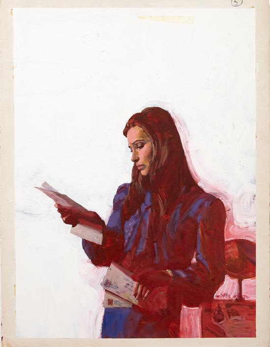 Michael Johnson. Woman Reading Letters