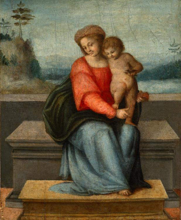 Франческо Убертини. Мадонна с младенцем