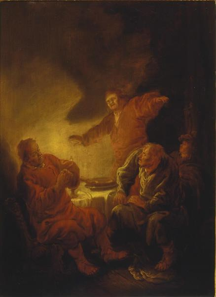 Беньямин Герритс Кейп. Христос в Эммаусе