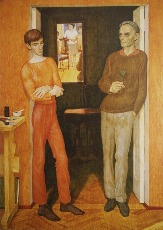 Дмитрий Дмитриевич Жилинский. Два художника. 1971