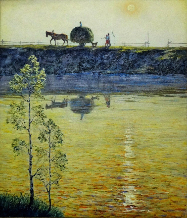 Валерий Петрович Ерофеевский. «Страда деревенская», 2003, х., м., 100х80