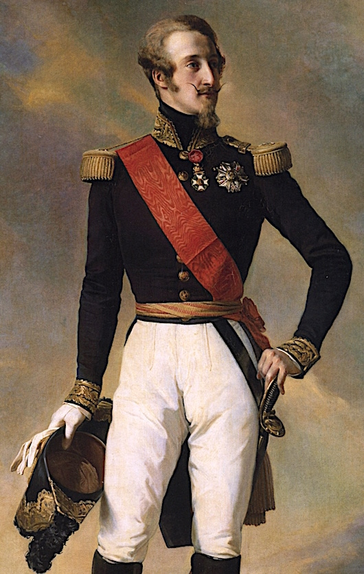 Франц Ксавер Винтерхальтер. Луи Шарль Филипп Орлеанский, герцог Немура. Фрагмент