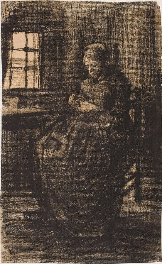 Винсент Ван Гог. Женщина за шитьем