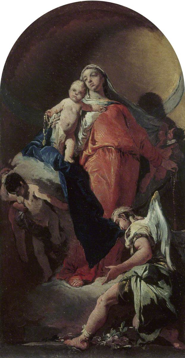 Джованни Баттиста Тьеполо. Мадонна с младенцем и ангелами