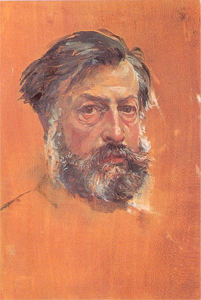 Жан-Луи-Эрнест Месонье. Портрет мужчины с бородой