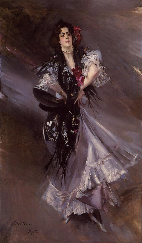 Джованни Больдини. Портрет Аниты де ла Фериа, испанской танцовщицы