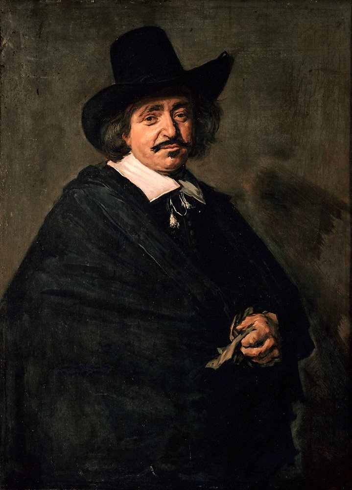 Франс Хальс. Портрет мужчины с перчаткой в левой руке