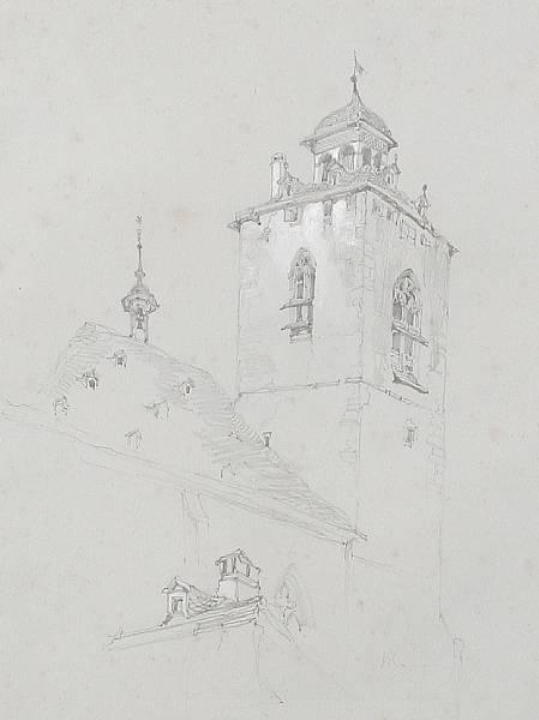 Джон Рёскин. Башня церкви, Швейцария