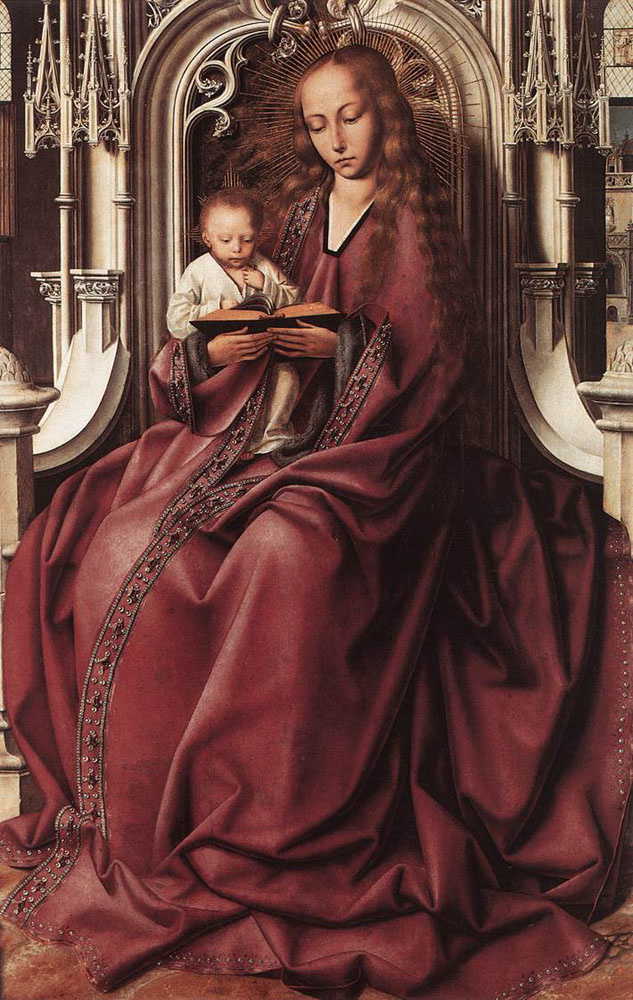 Квентин Массейс. Дева Мария с младенцем