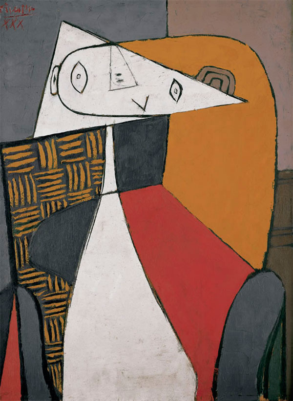 Пабло Пикассо. Фигура (сидящая женщина)