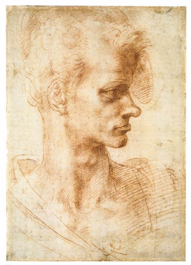 Микеланджело Буонарроти. Портрет молодого человека