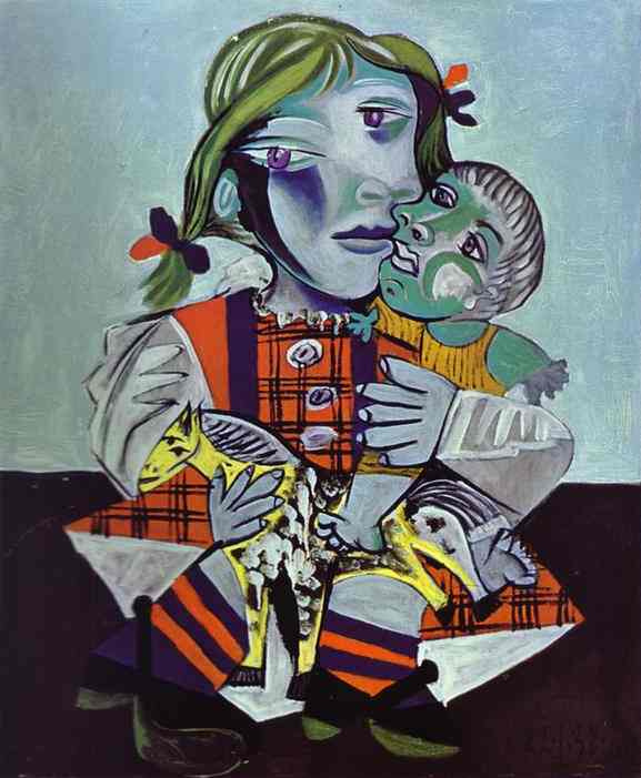 Пабло Пикассо. Майя, дочь Пикассо, с куклой