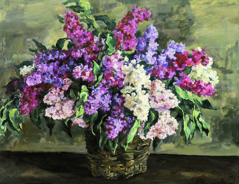 Lilacs in the basket (