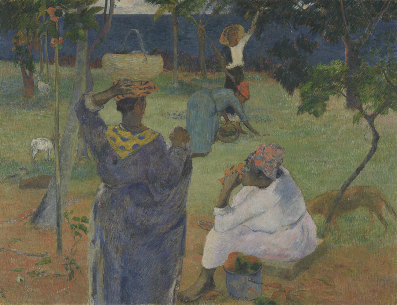 Martinique paintings by Gauguin and Laval in Van Gogh Museum
