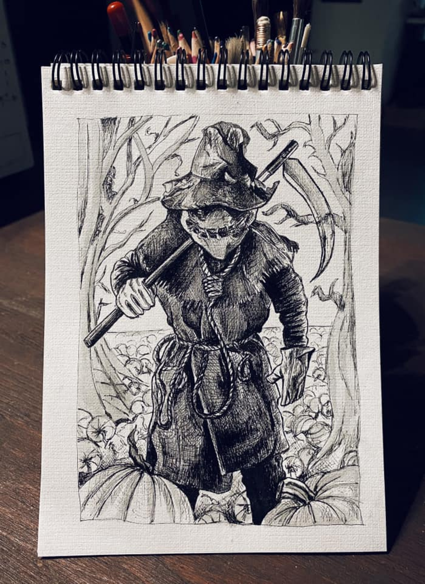 Inktober 2020: веселье, жуть и котики | Артхив