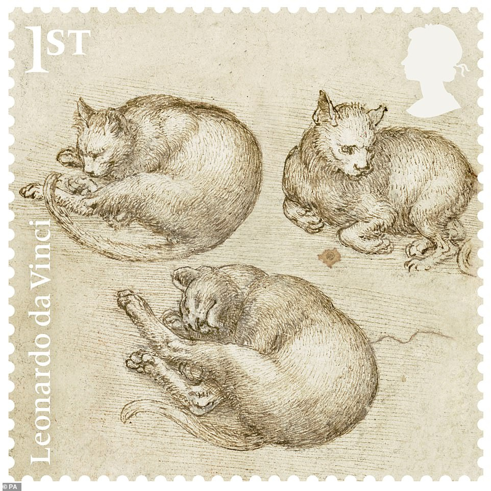 Британская почта выпустила марки к 500-летию со дня смерти Леонардо да Винчи