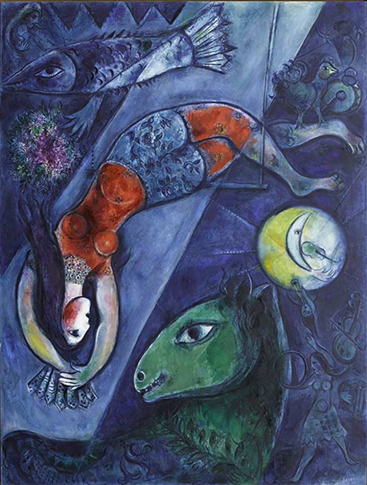 “Шагал: от поэзии к картинам”: крупная выставка во Франции плюс стихи и цитаты мастера
