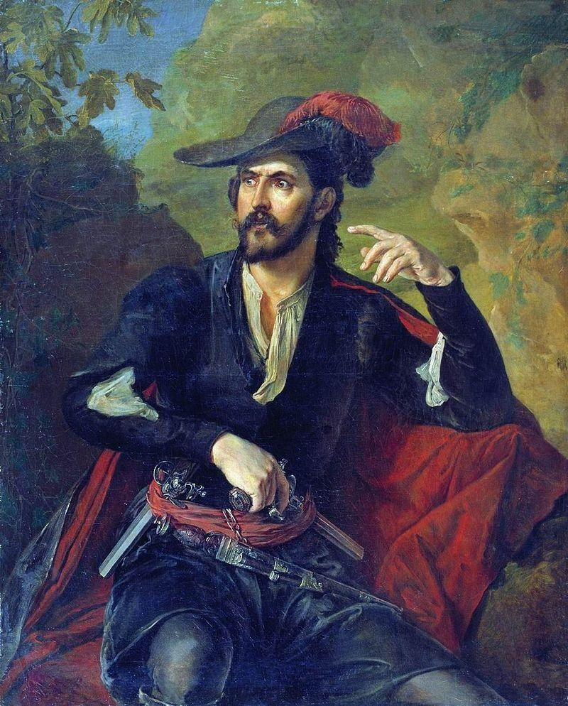 Василий Андреевич Тропинин. Разбойник (Портрет князя Оболенского)