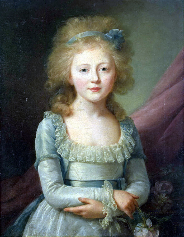 Жан Луи Вуаль. Портрет великой княгини Елены Павловны в детстве