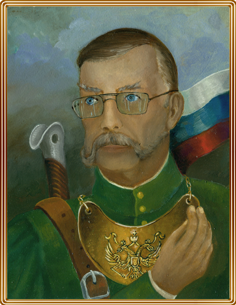 Vladimir Pavlovich Parkin. Автопортрет в образе лит. персоны.