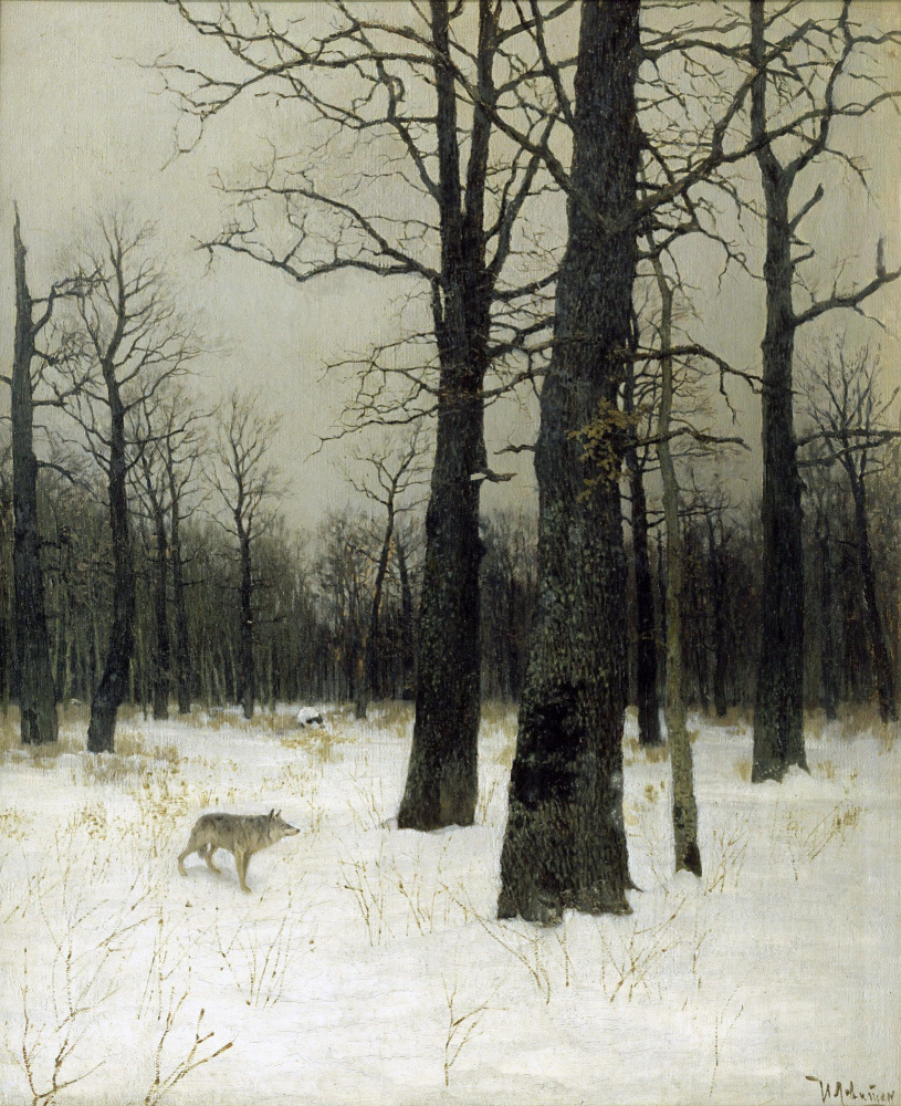 Исаак Ильич Левитан. Зимой в лесу