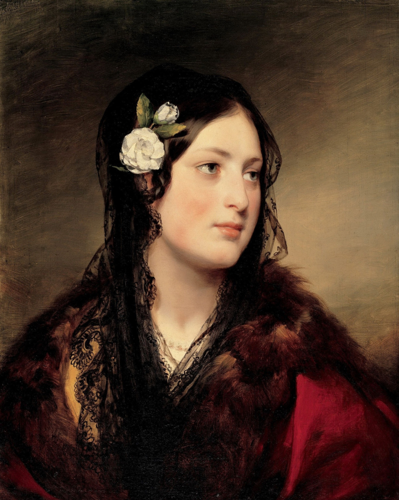 Фридрих фон Амерлинг. Портрет Элизы Крюцбергер.  1837