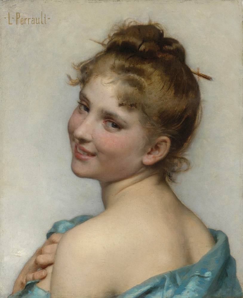 Леон Базиль Перро Франция 1832-1908. Юная красавица.