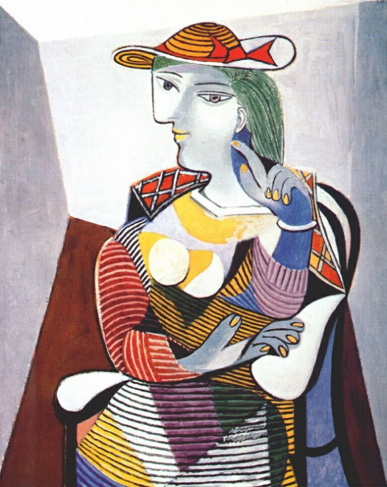 Пабло Пикассо. Сидящая женщина (Портрет Мари-Терез)