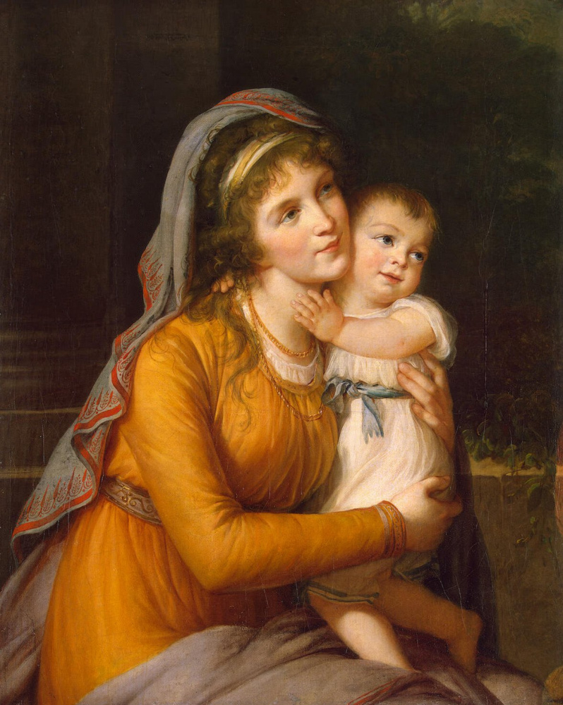 Элизабет Виже-Лебрен. Портрет графини Анны Сергеевны Строгановой с сыном