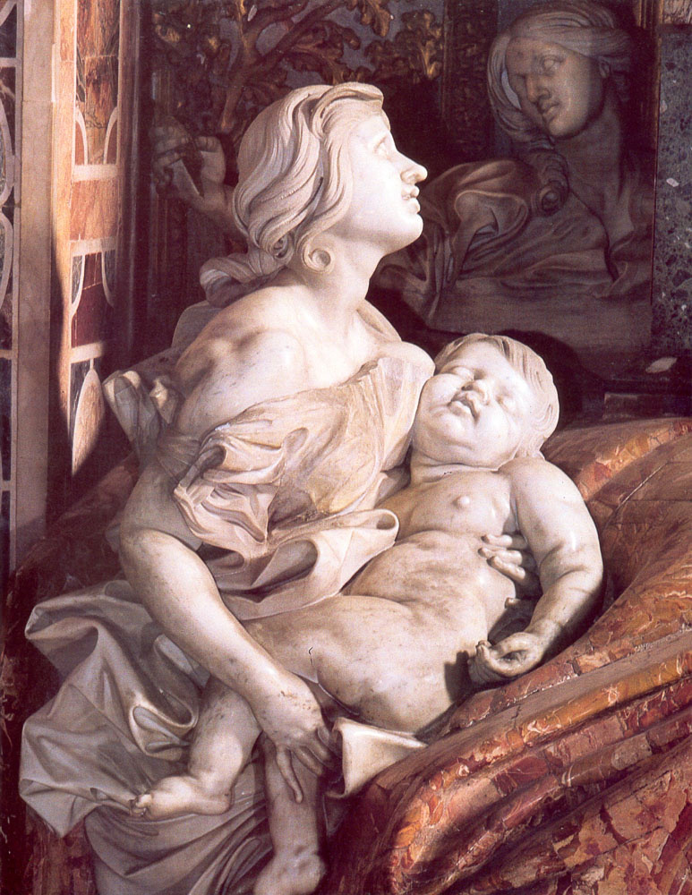 Джованни Лоренцо Бернини. Гробница Папы Александра VII (фрагмент)