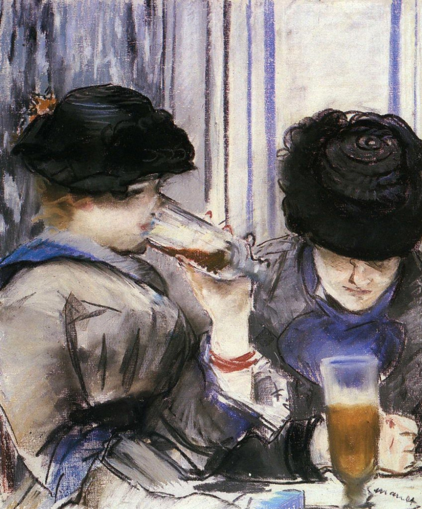 Эдуар Мане. Две женщины, пьющие пиво